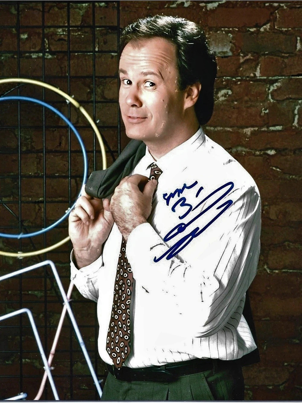 Dennis Haskins Mr. Belding Saved by the Bell Autograph Reprint 8.5x11 Photo